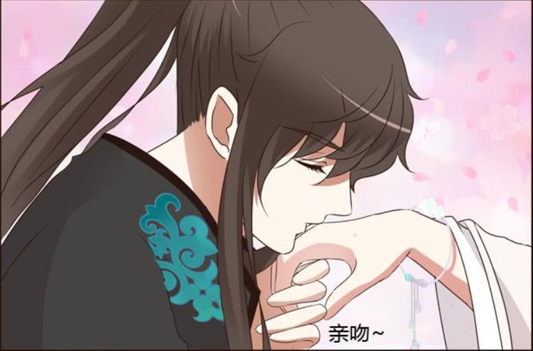 通灵妃:千云兮被夜幽冥亲吻手背,脸一下子红了,夜幽冥却笑了