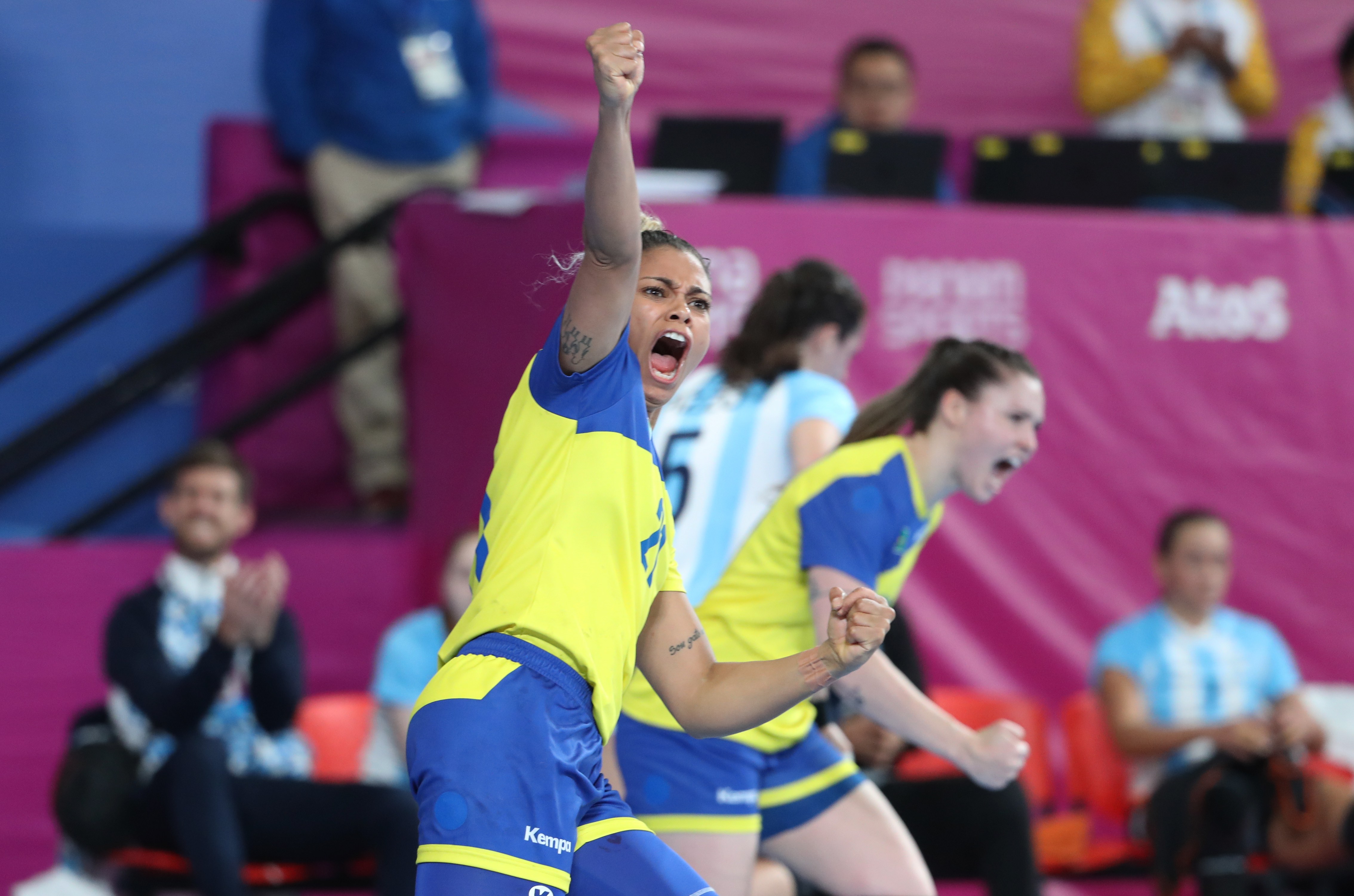 泛美运动会——巴西队获得女子手球冠军(4)