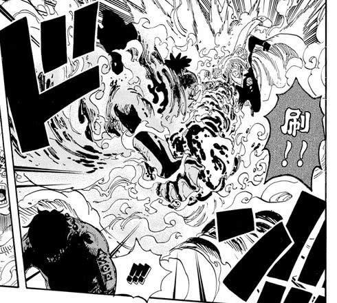 海贼王:甚平是"单手"接赤犬俯冲蓄力的岩浆拳?