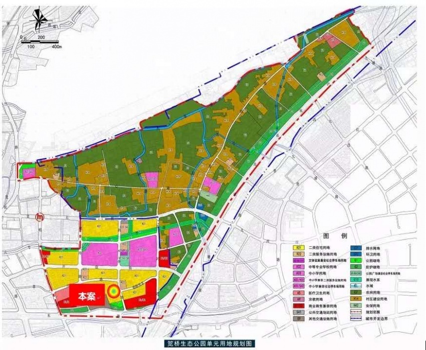 笕桥规划用地规划图图片