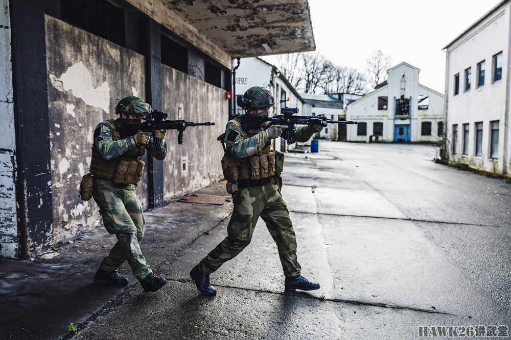 挪威陆军城市作战演习 班组轻装上阵 旨在提高反恐战术水平