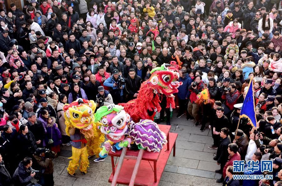 河南浚县:正月里的古庙会