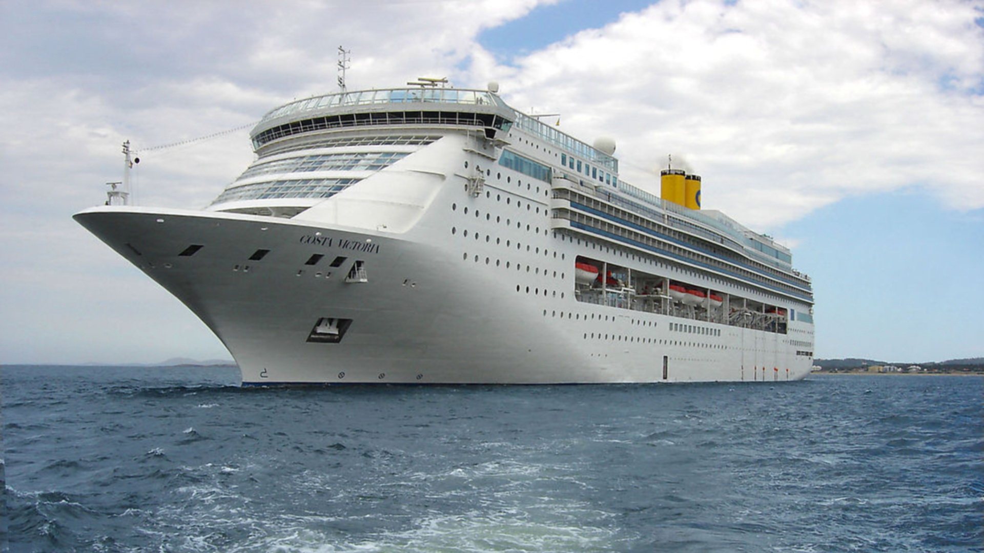 大型豪华邮轮超清电脑桌面图片,分辨率为1920x1080