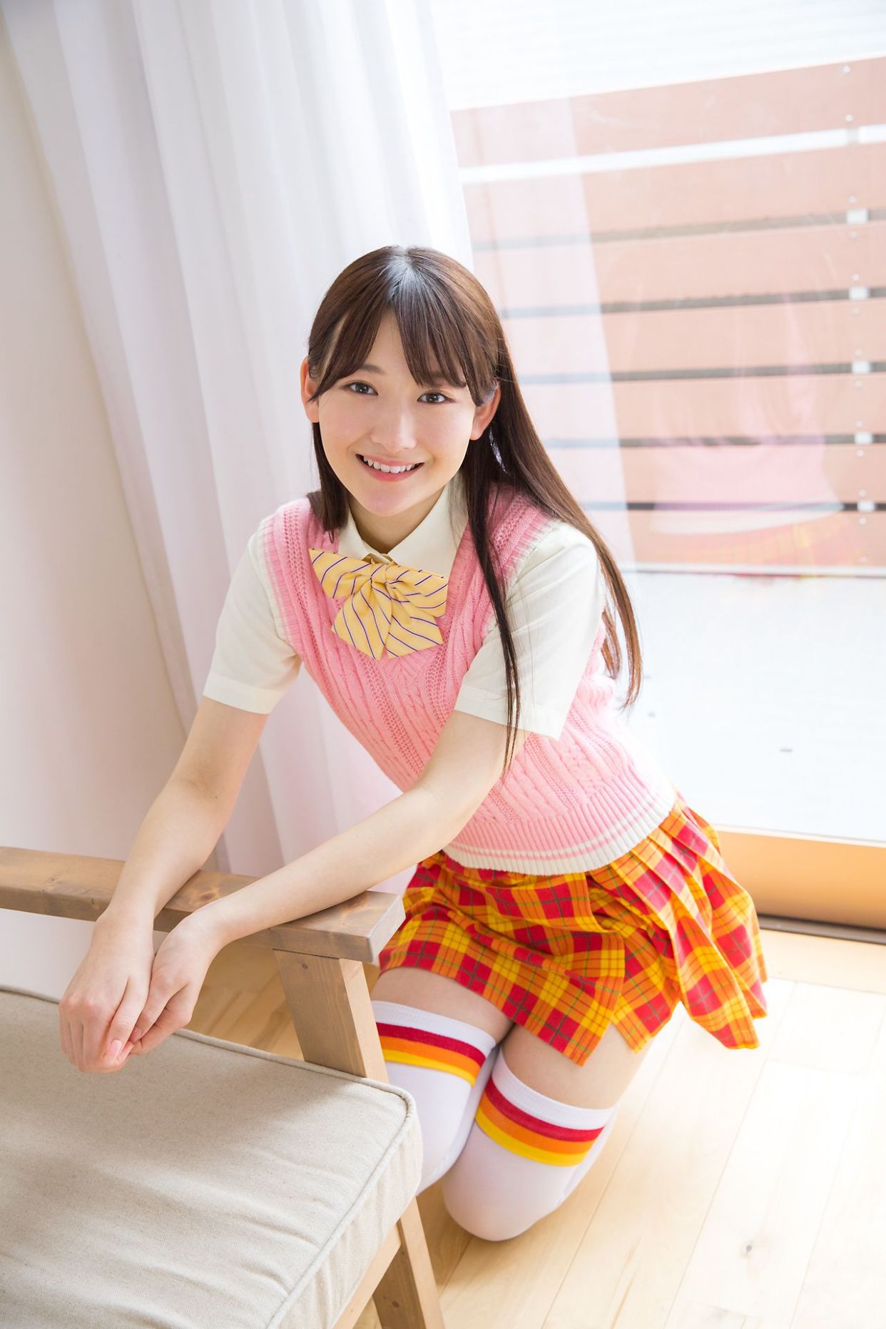 近藤あさみ - 针织毛衣校裙写真