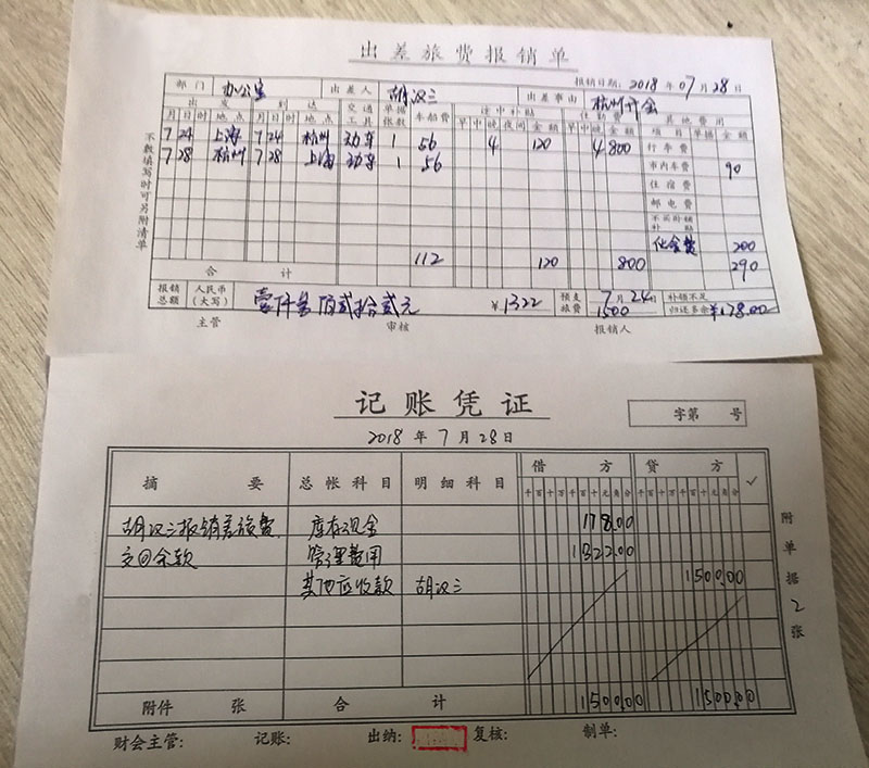 出纳实务:出差旅费报销流程的实务操作