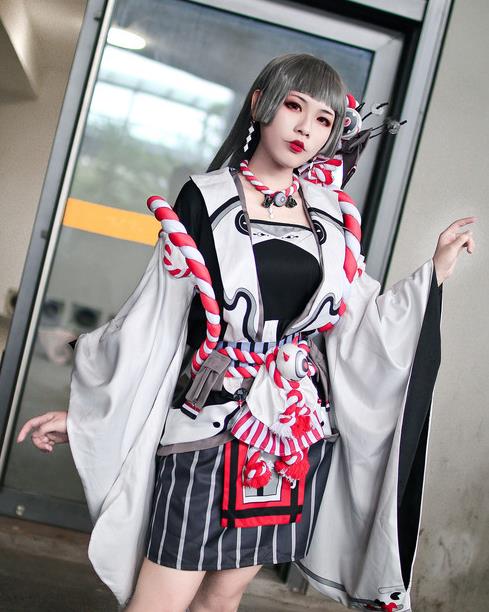 陰陽師cosplay女神版,紅葉的短裙好潮流!超喜歡穿和服的神樂!