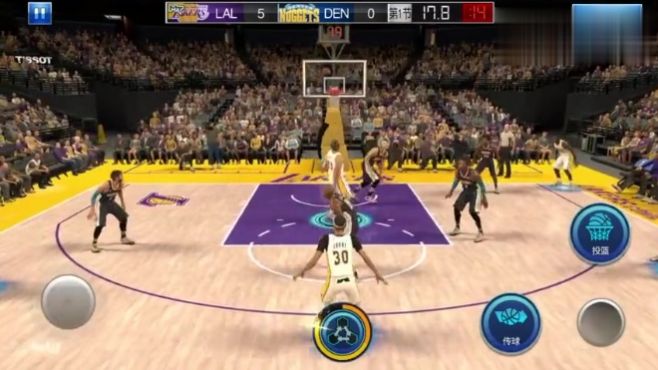 [图]NBA2K Mobile 切换2K低位视角！