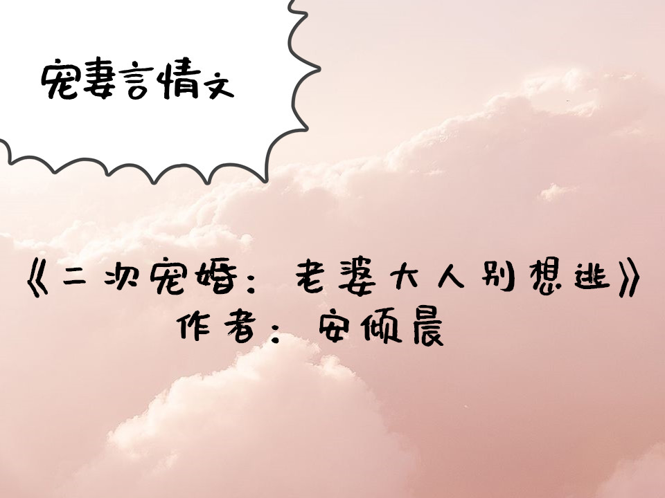 5本宠妻言情文:有一种美好的记忆,只静静停留在日子里