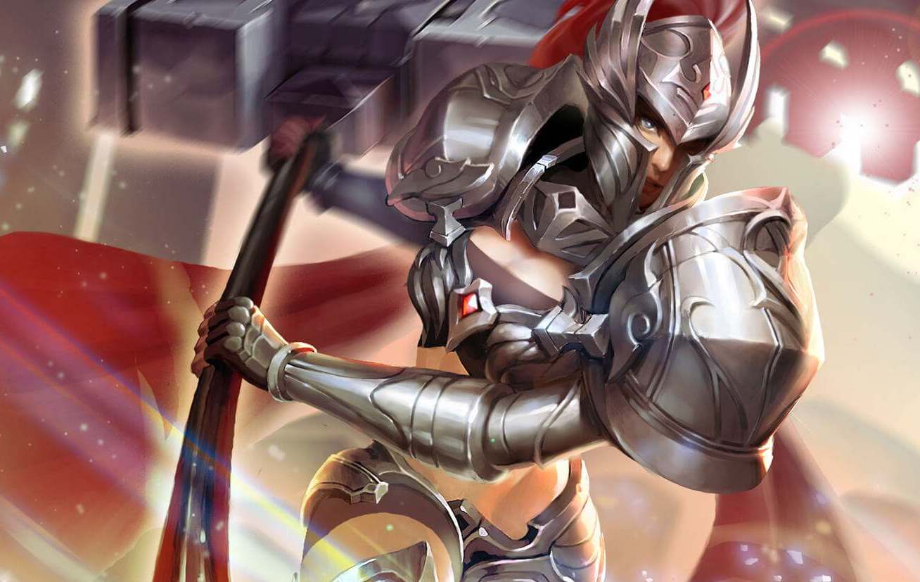 "破军流"钟无艳火了,一锤能砸3000血,攻击越高肉度就越高!