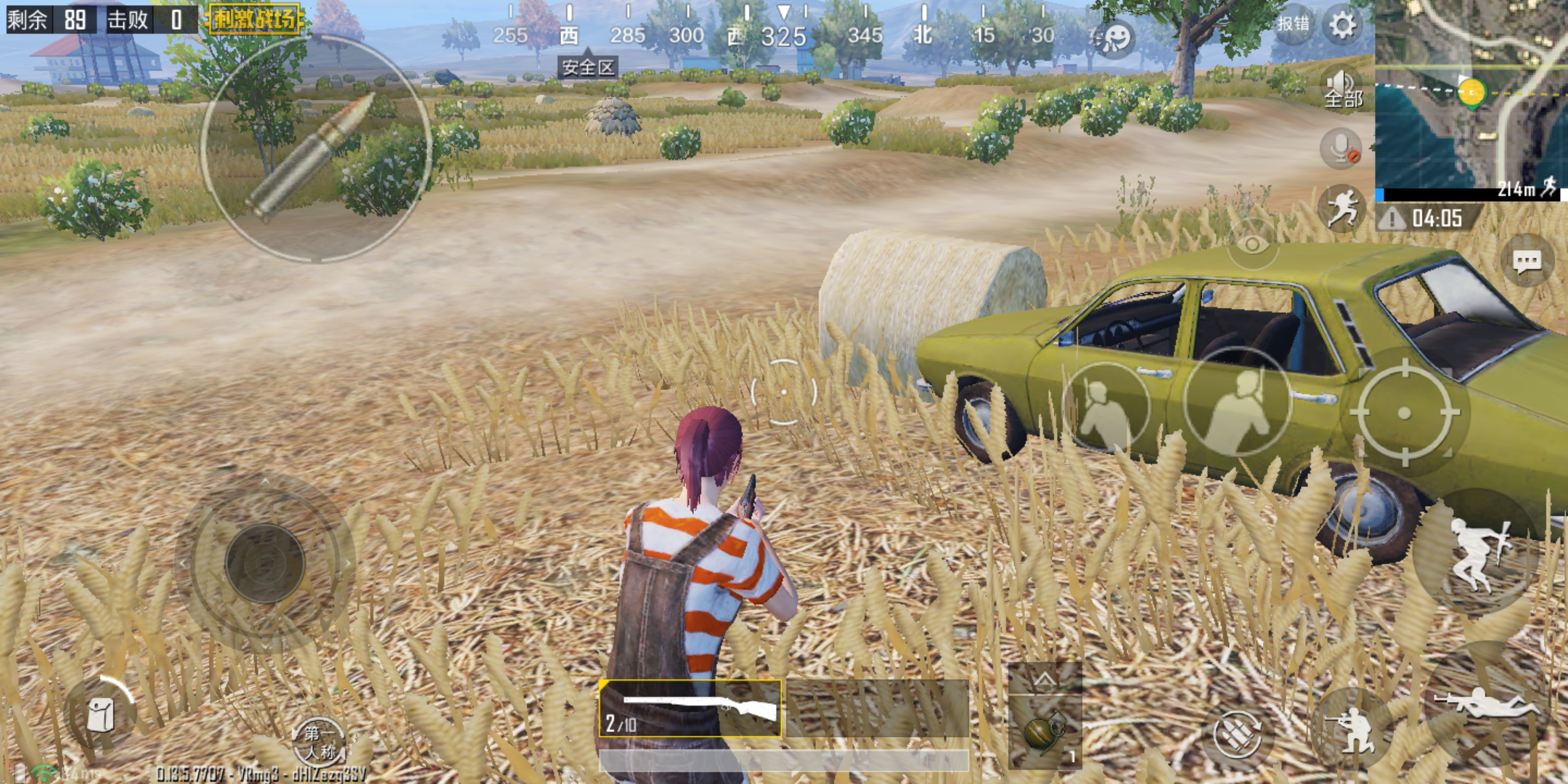 刺激战场:草地这掩体是载具克星,四排开车遇到这情况请绕开!