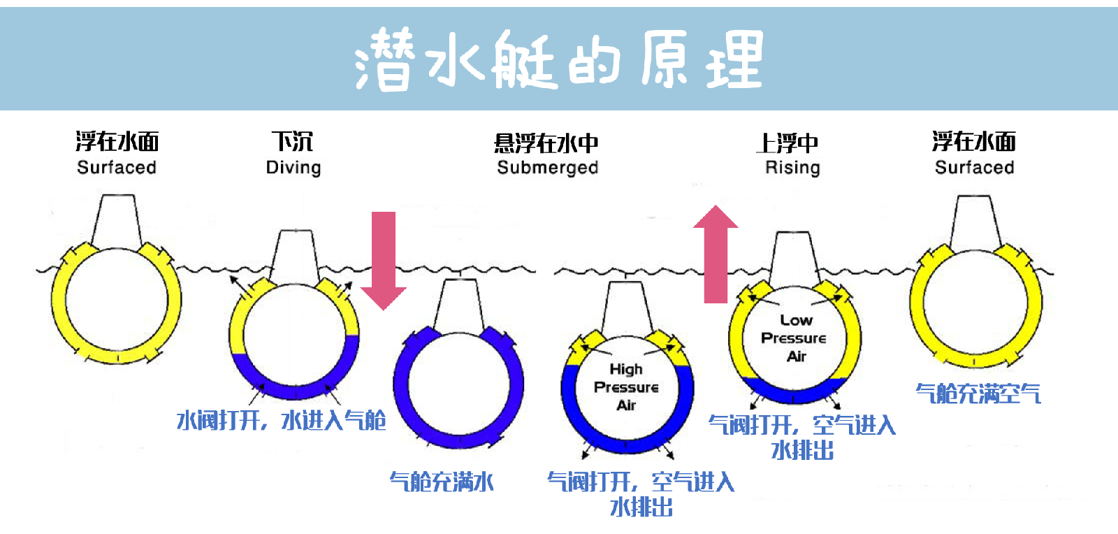 浮沉子的原理图解图片