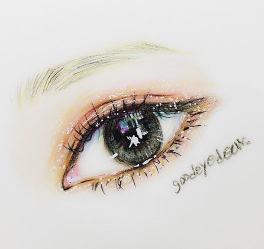 精美手绘作品欣赏:漂亮的大眼睛