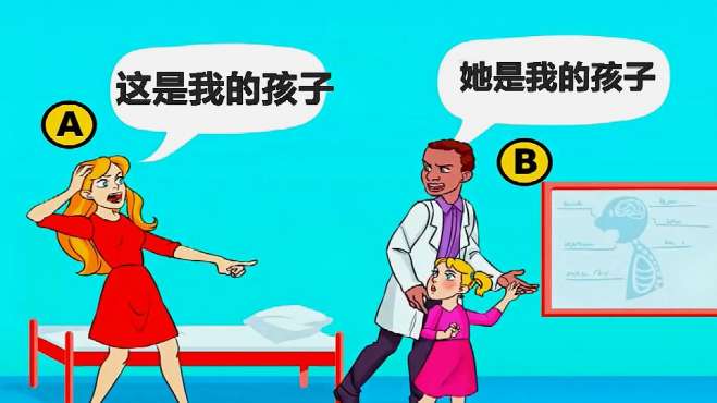 [图]脑力测试：左还是右，到底谁才是孩子的家长？