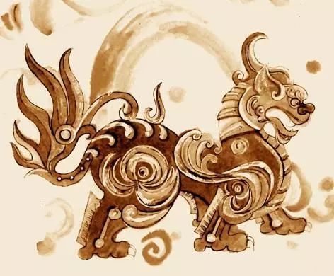 瑞兽or凶兽 古时军队之中,军服,铠甲,旌旗,印纽,钟纽,鼓面等等,都有