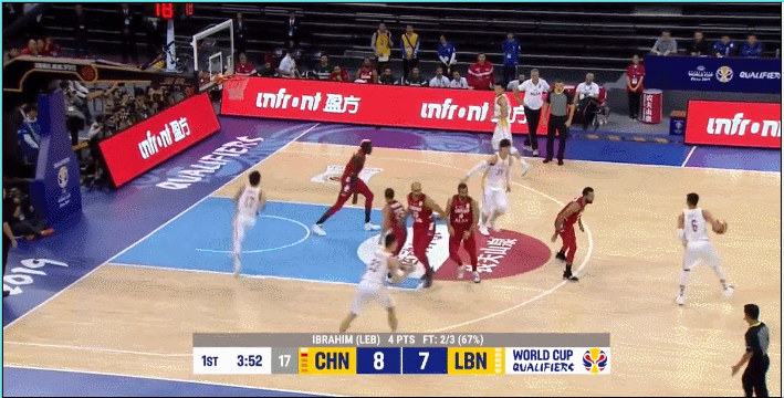 易建联接连杀伤篮下,郭艾伦频频为队友送出妙传.