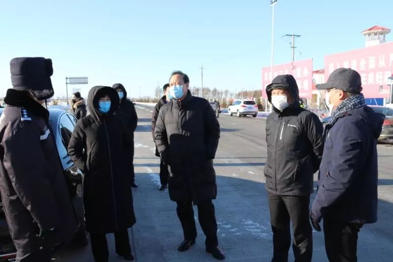杨贺新来我县督导检查疫情防控工作