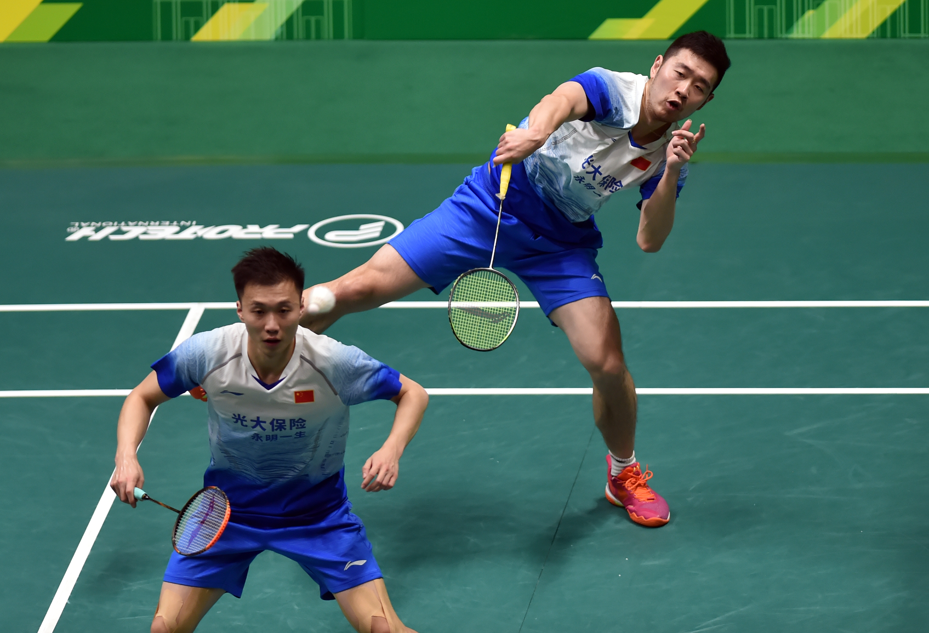 羽毛球——澳门公开赛:中国选手黄凯祥/刘成晋级(5)