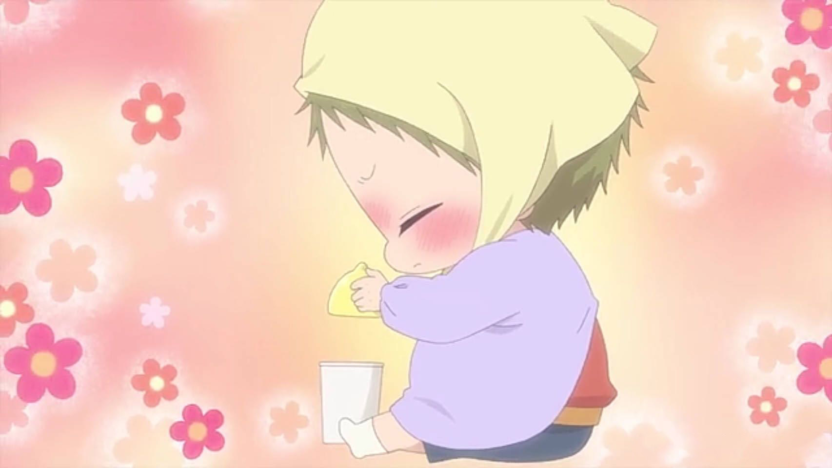 学园奶爸:为了给哥哥弄特别饮料,认真挤柠檬的虎太郎实在太萌了