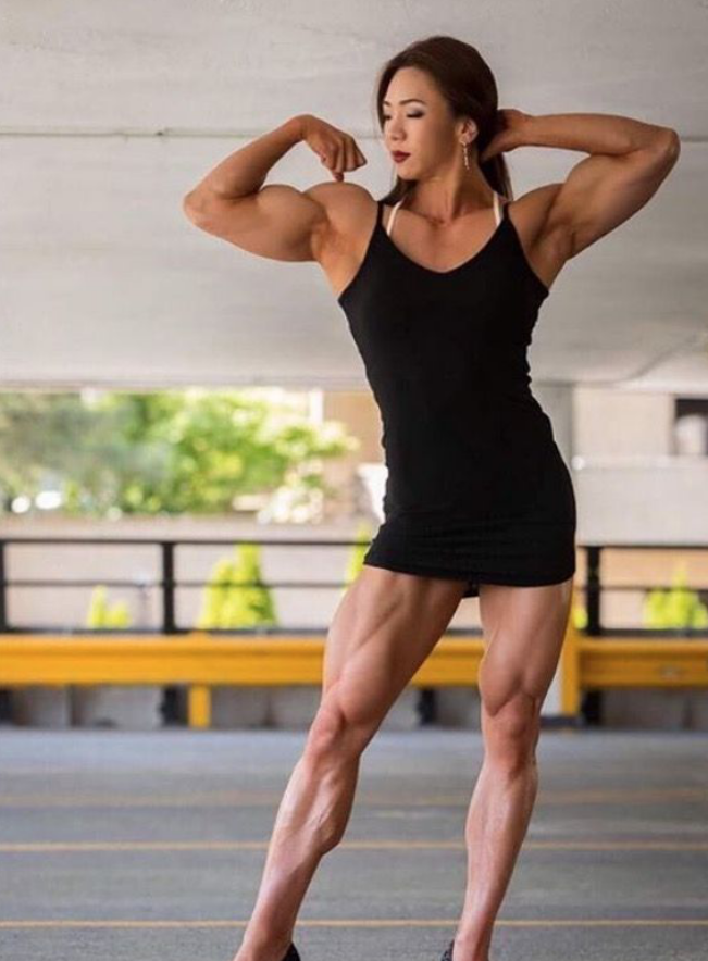 强壮肌肉女中国图片