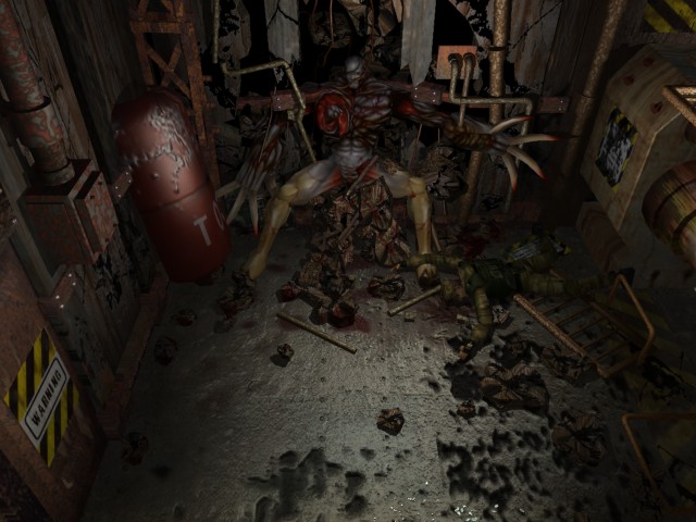 生化危机:t-103,第一款大量生产的暴君,六只全部投入拉昆市里