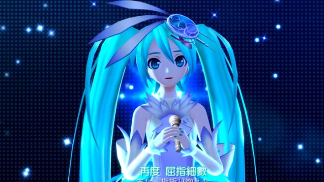 [图]初音未来唱歌，发量如此感人的公主殿下，已经很少见到了！