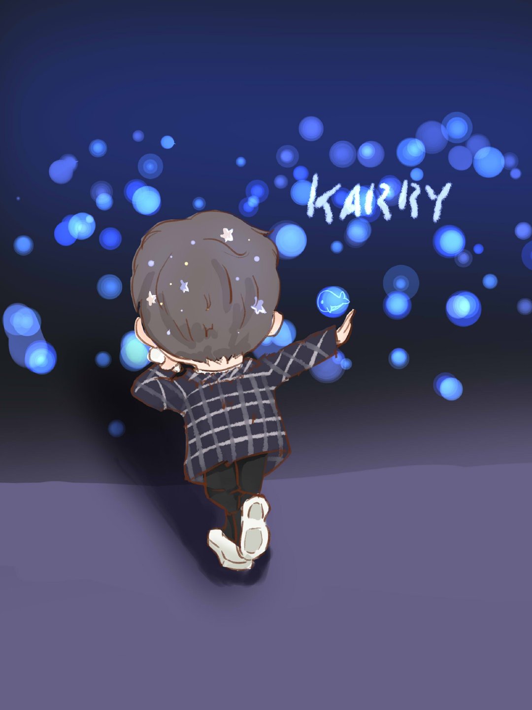 饭绘王俊凯卡通图,你的后背交给我们守护