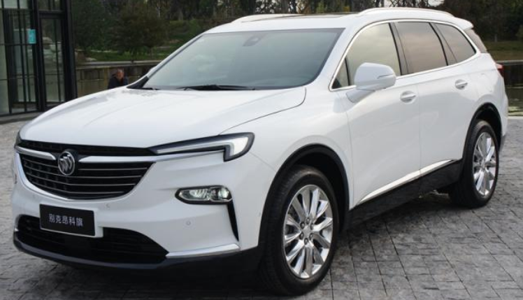 首台白色新昂科旗现身!轴距2863mm比汉兰达大气 2.0t榨出230马力