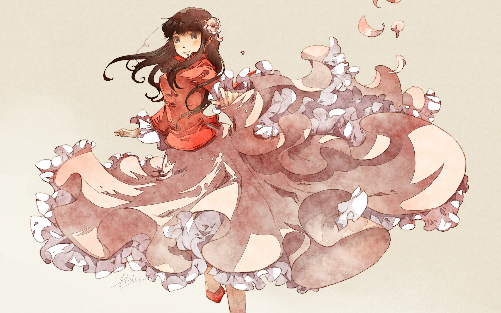 黑塔利亚湾娘壁纸