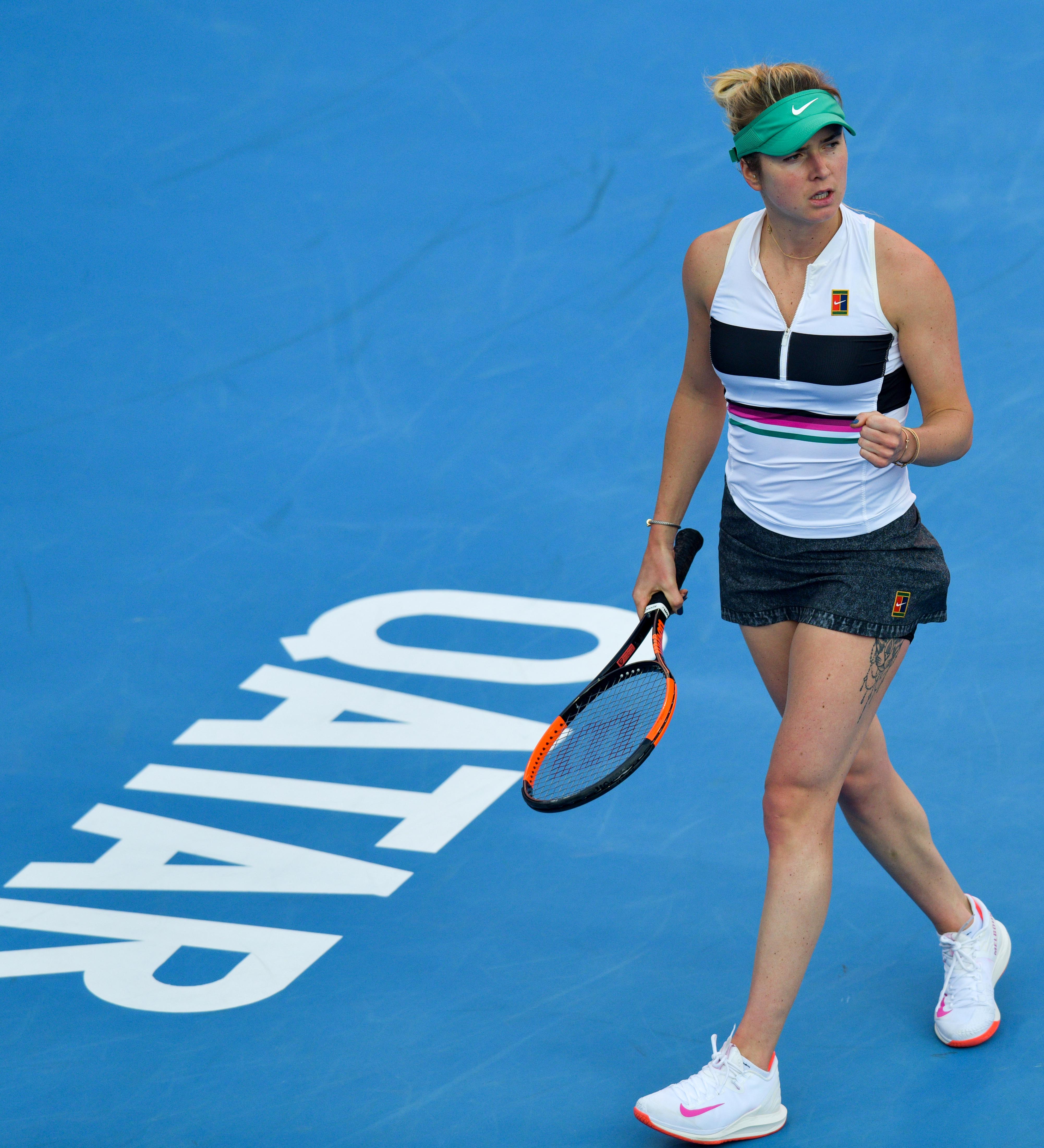 网球——卡塔尔公开赛:斯维托丽娜晋级四强