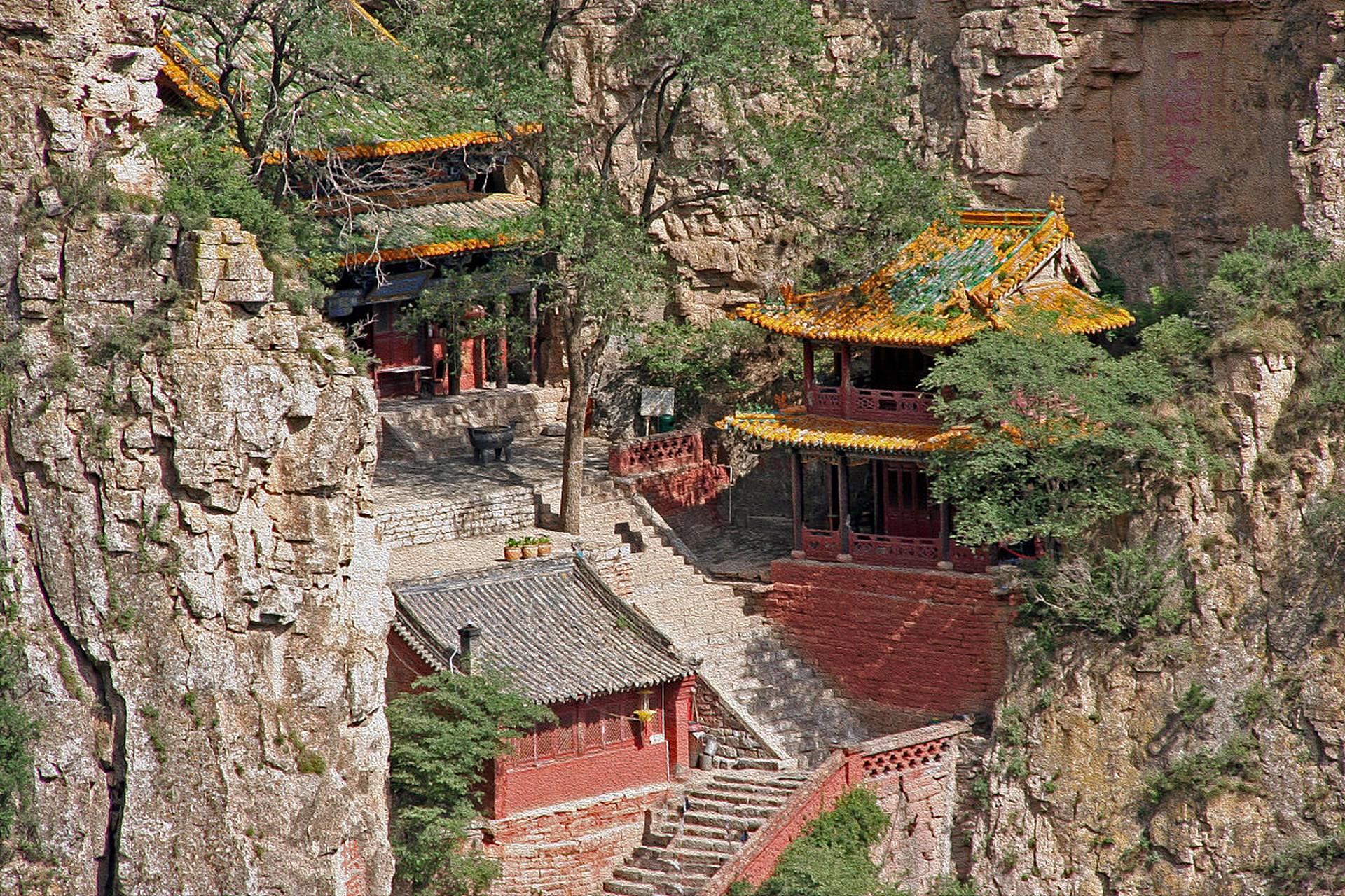 踏入河北涉县的娲皇宫,仿佛就踏入了神话的殿堂.