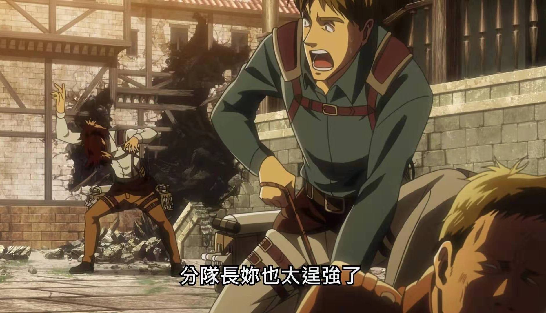 进击的巨人:莫布里特绝不放过吐槽韩吉的机会,他是最忠心的手下