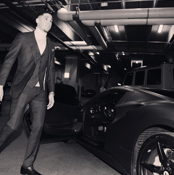 布克ins分享个人照片,库兹马回复:挺好,儿子