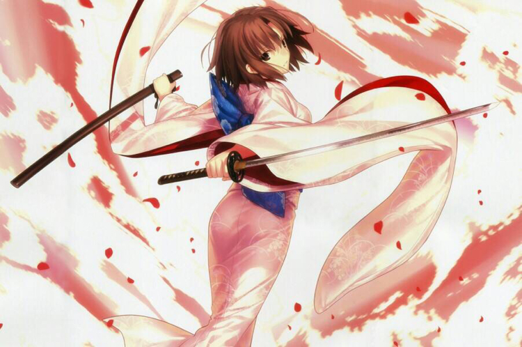 动漫中使用日本太刀特别帅气的女角色,有你喜欢的人吗?