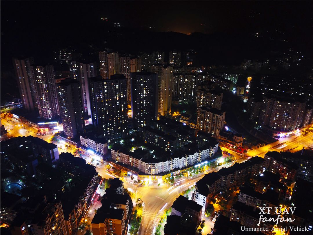 网友镜头下的邻水夜景竟如此惊艳!