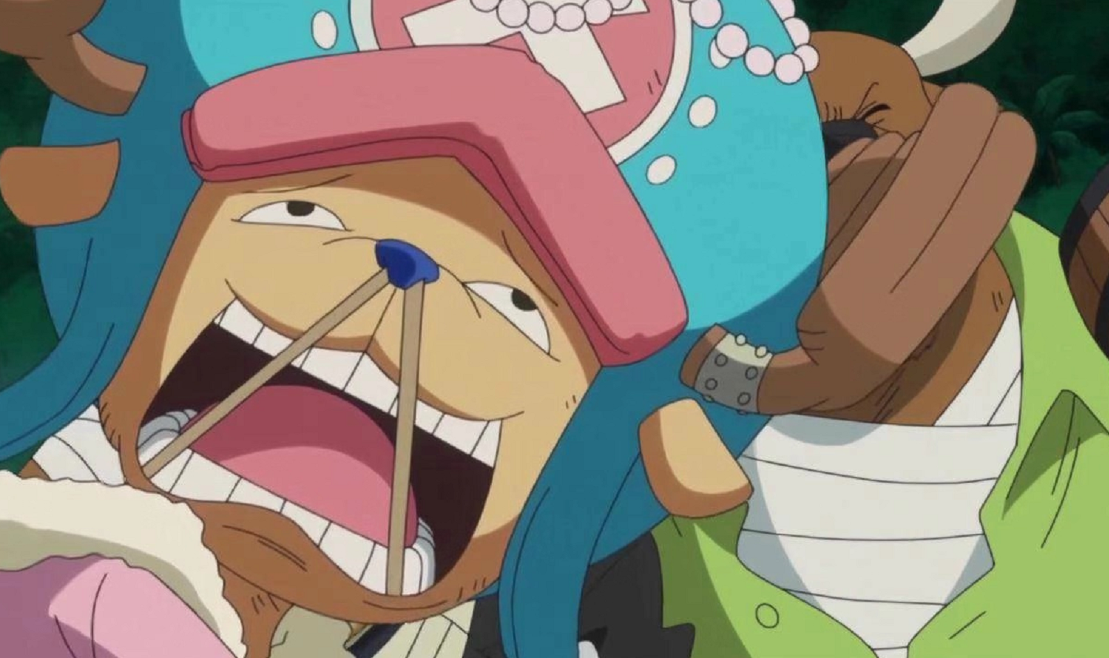 海贼王:路飞筷子插鼻孔,在喜羊羊中也出现过,灵感出自于他们