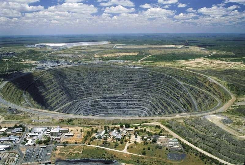 南非钻石矿区图图片