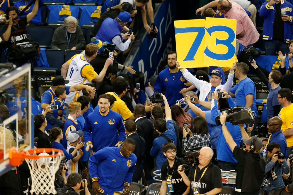 一组图回顾nba2016年金州勇士73胜赛季