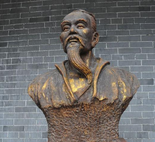 你看过这里的博物馆吗?它就是亳州市博物馆! 庄子雕像.