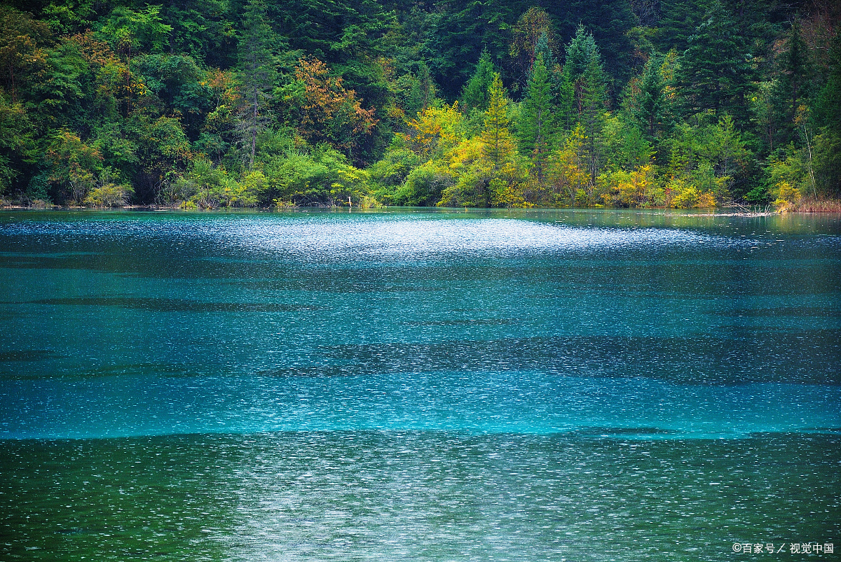 "翠海叠瀑归来",九寨沟风景正当时!