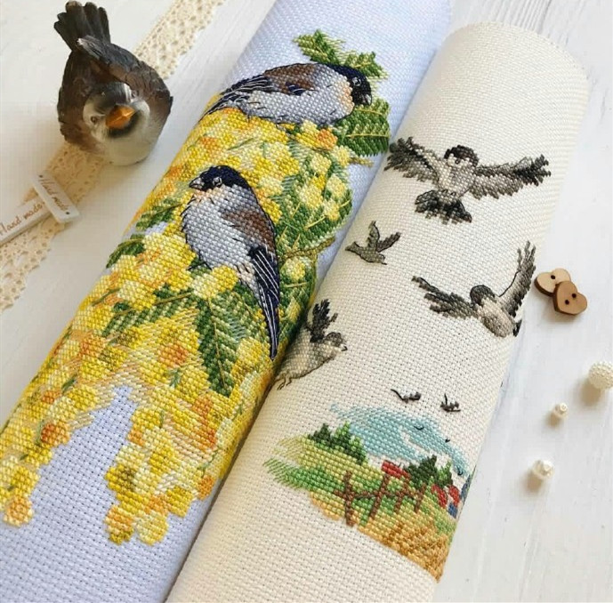 十字绣:国外十字绣作品欣赏,很美,毫无艳俗之感