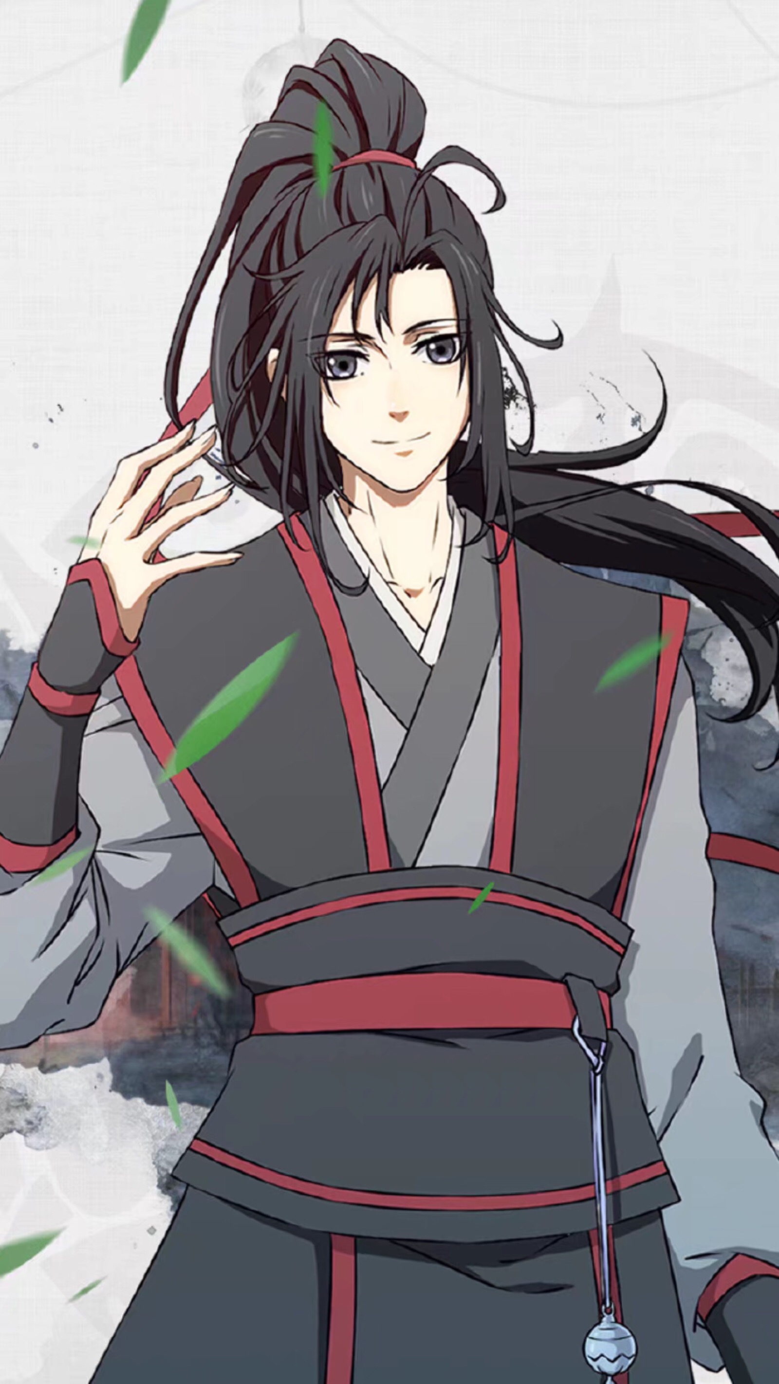 魔道祖师二次元古风壁纸,他站在前尘风口,想彻醉却醒了酒