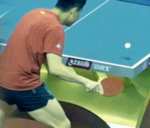 乒乓球拍横拍正确握法图片
