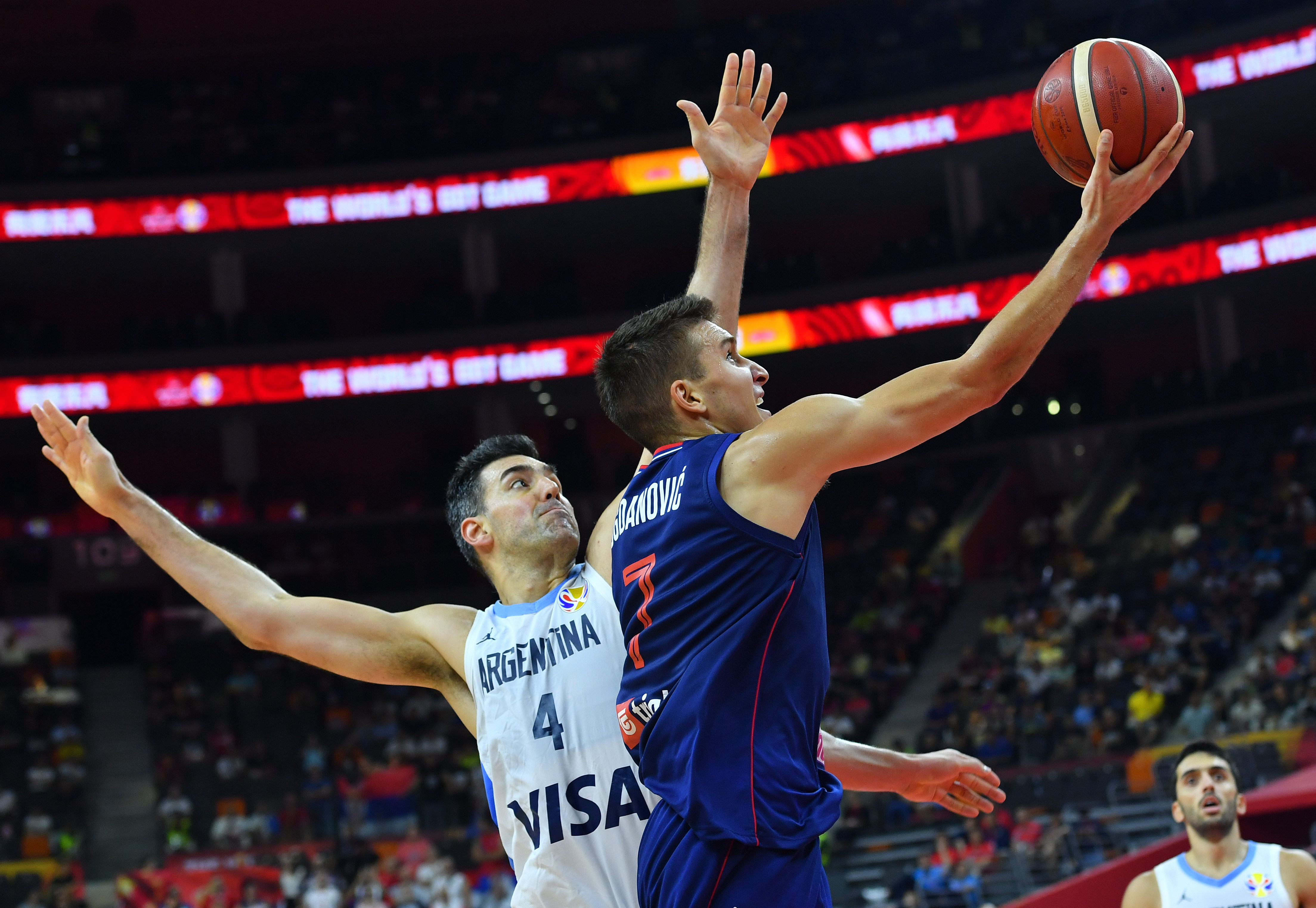 篮球——四分之一决赛:阿根廷队晋级半决赛(3)