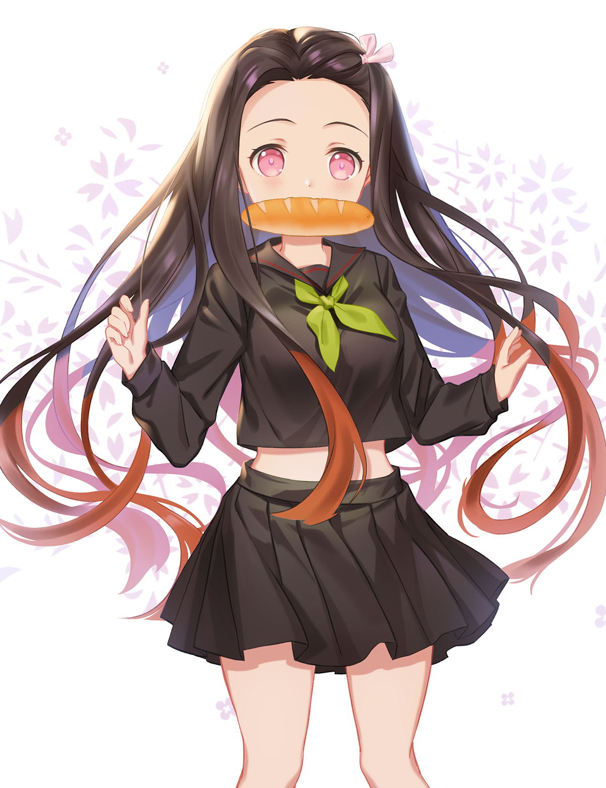 动漫壁纸:《鬼灭之刃》灶门祢豆子