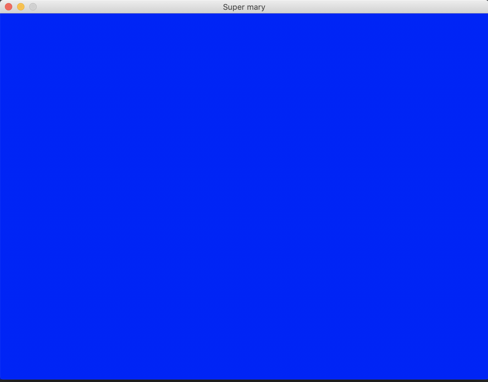 练习分析: 导入pygame模块; 改变背景颜色为蓝色,蓝色的rgb为(0,0