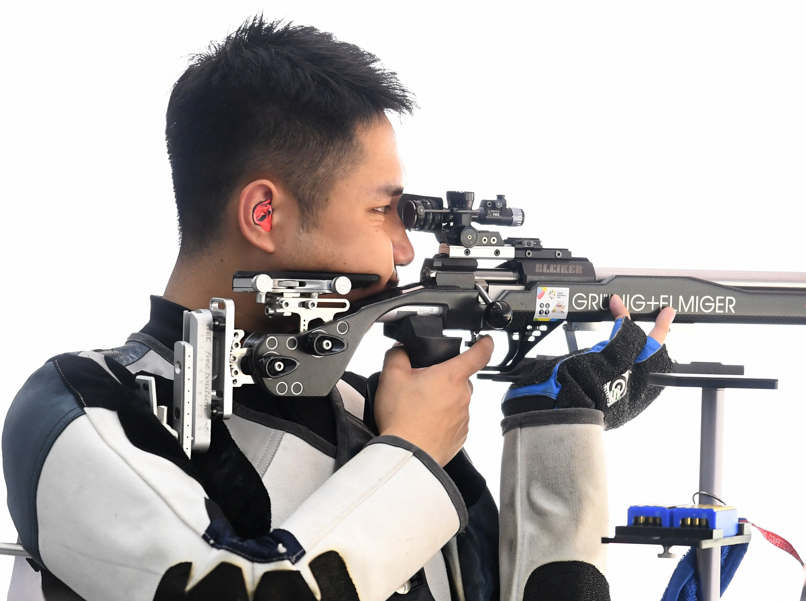 射击——男子50米步枪三姿预赛赛况(4)