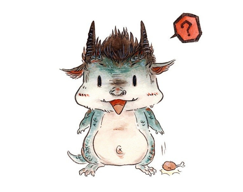 上古凶兽有多残暴恐怖?q版漫画告诉你,奶凶的样子太"可怕"了