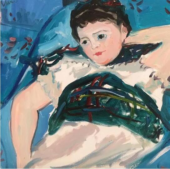 王菲女儿李嫣7岁画作拍出90万,确实比baby18万的好很多