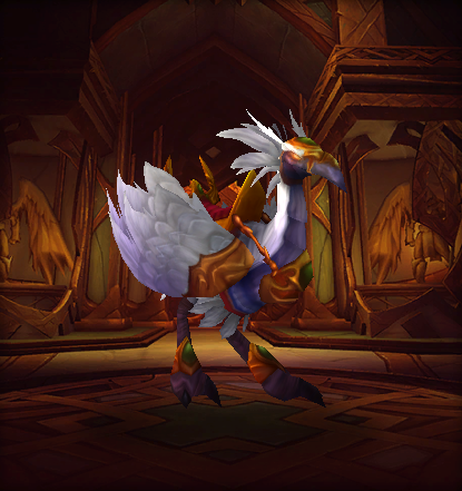 白色迅捷陆行鸟(上榜理由:小凯子出的第二个坐骑)