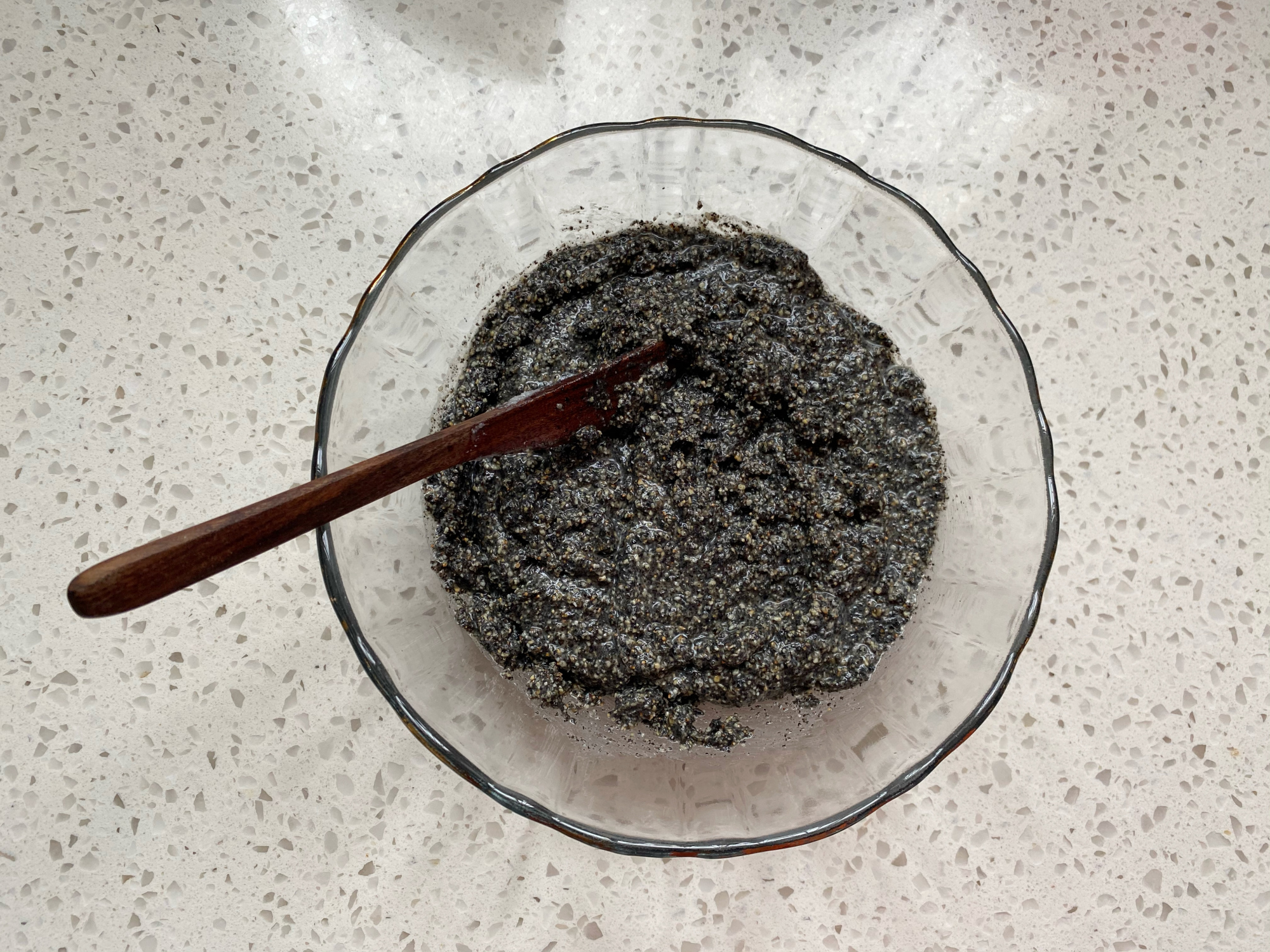 元宵节教你自制黑芝麻馅料,10分钟就能包馅,喷香流沙比买的好吃